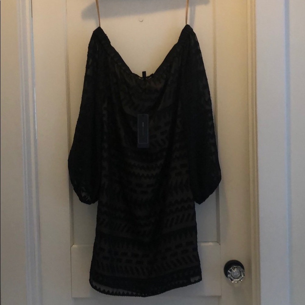 Bcbg nonfitted black dress